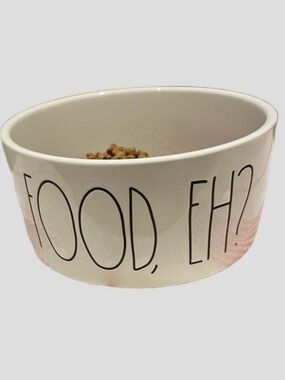 Rae Dunn Food Dog Cat Bowl